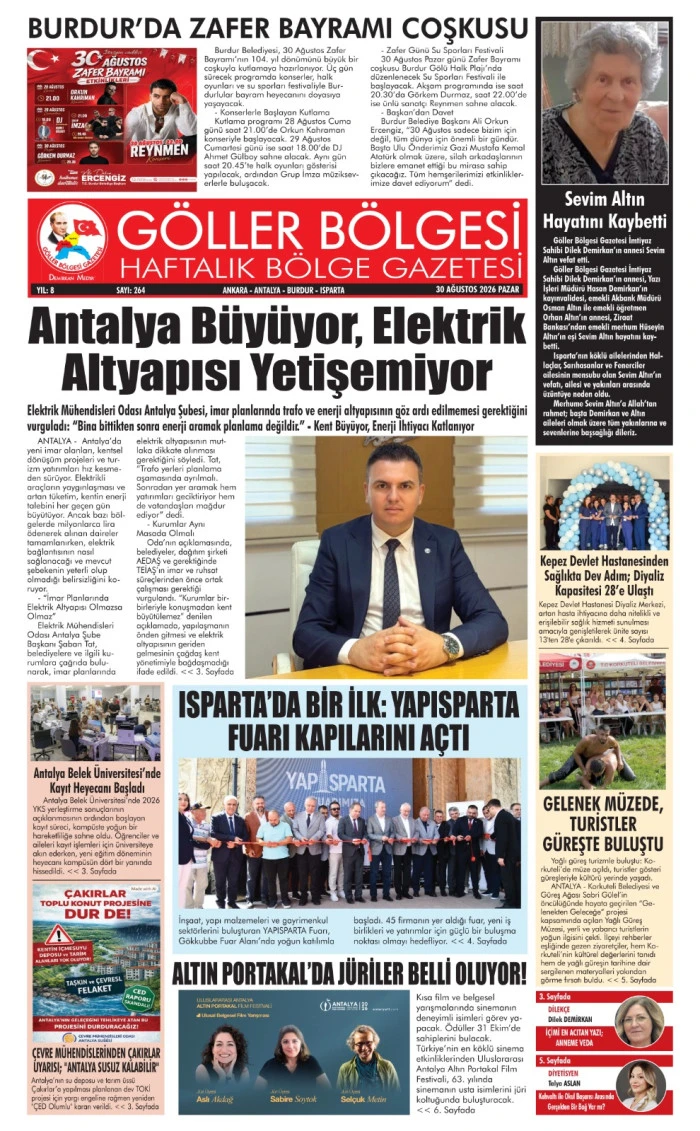 G&Ouml;LLER B&Ouml;LGESİ GAZETESİ