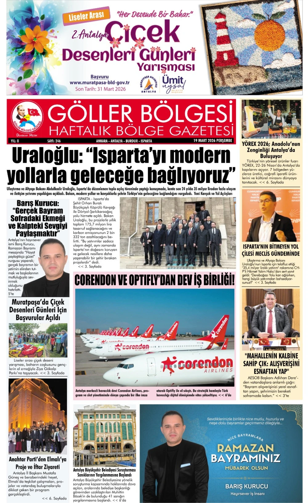 G&Ouml;LLER B&Ouml;LGESİ GAZETESİ