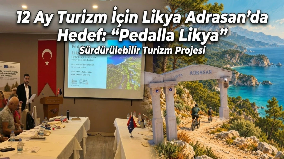 12 Ay Turizm İ&ccedil;in Likya Adrasan&rsquo;da Hedef: "Pedalla Likya"