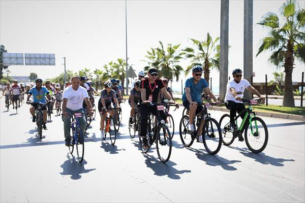 Alanya'da düzenlenen 3. Uluslararası Bisiklet Festivali sona erdi