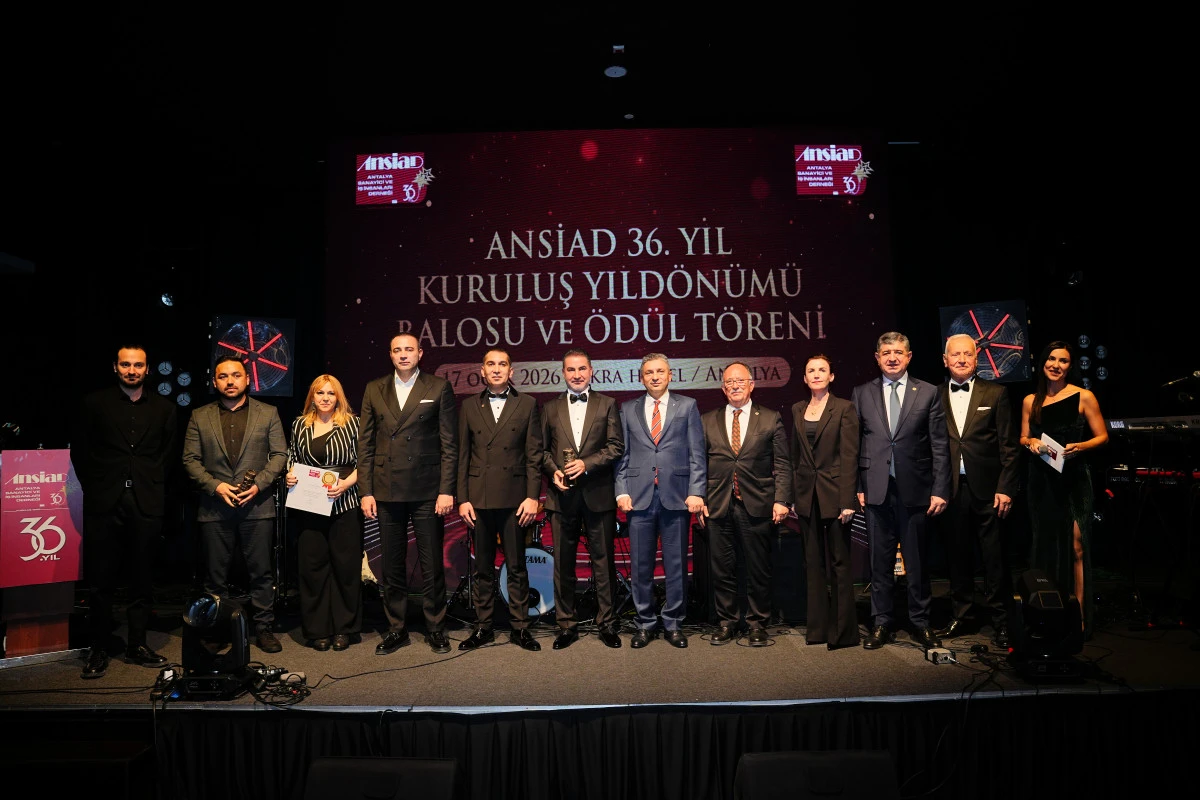 ANSİAD&rsquo;ın 36. Yıl Gururu: Başarı &Ouml;d&uuml;lleri Sahiplerini Buldu