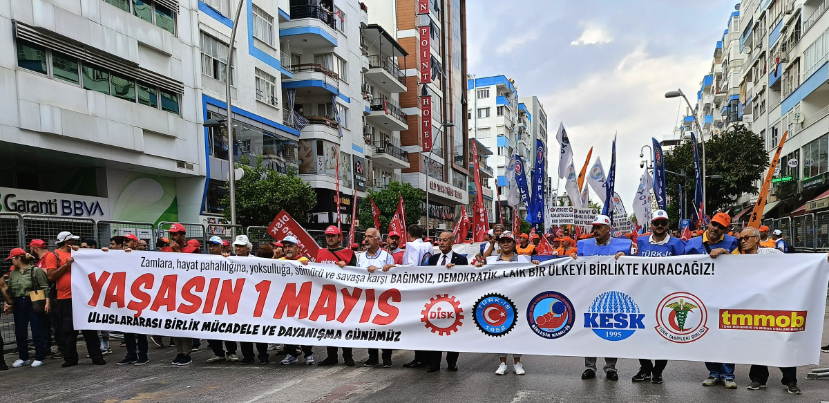 Antalya, Burdur ve Isparta'da  1 Mayıs Emek ve Dayanışma Günü Kutlandı