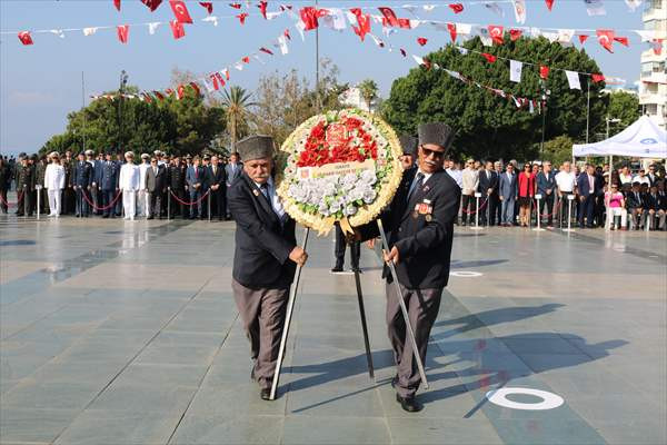 Antalya, Isparta ve Burdur'da Gaziler Günü kutlandı
