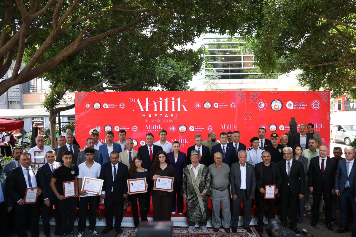 Antalya'da Ahilik Haftası Kutlandı