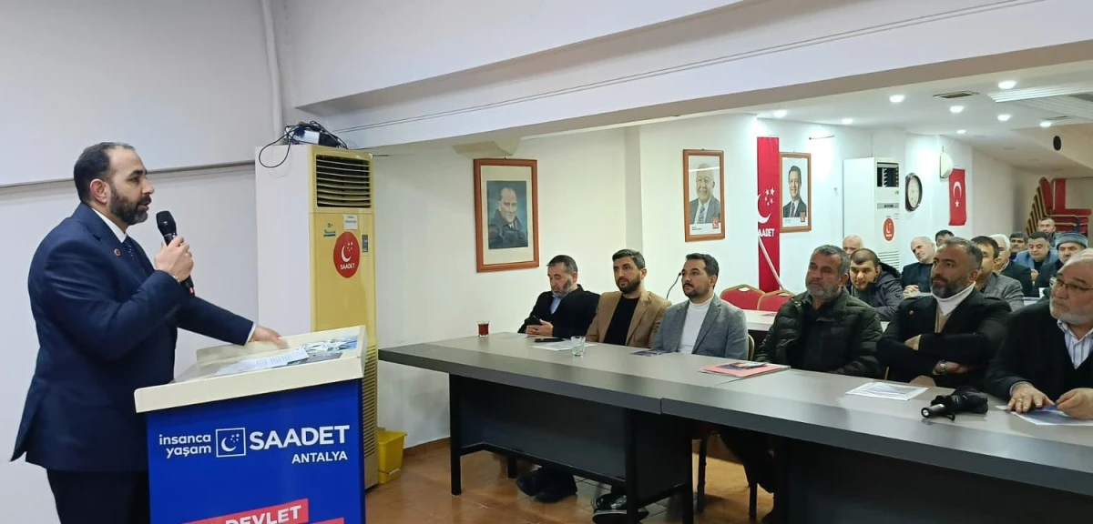 ANTALYA&rsquo;DA SAADET SESİ: &ldquo;&Ccedil;&Ouml;Z&Uuml;M&Uuml;N ADRESİ BİZİZ&rdquo;