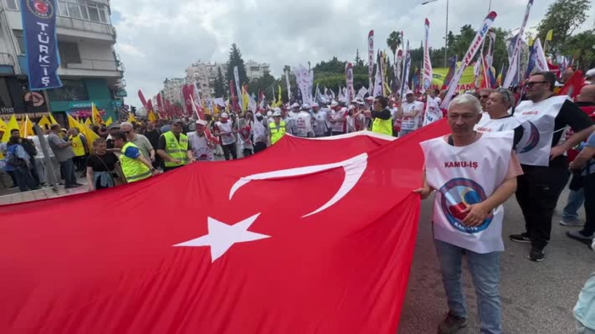 Antalya,Muğla,Isparta veBurdur  İllerde 1 Mayıs Emek ve Dayanışma G&uuml;n&uuml; kutlandı