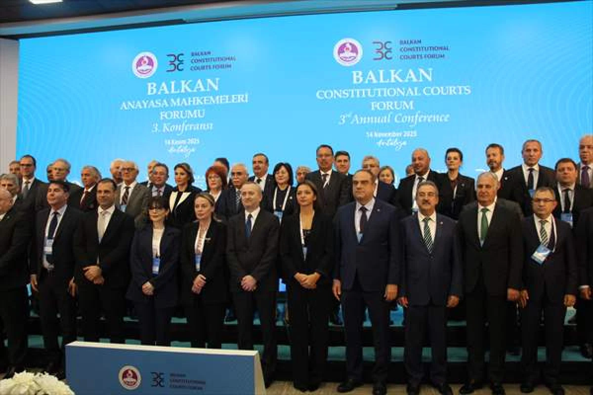 Balkan Anayasa Yargısının Kalbi Antalya'da Attı