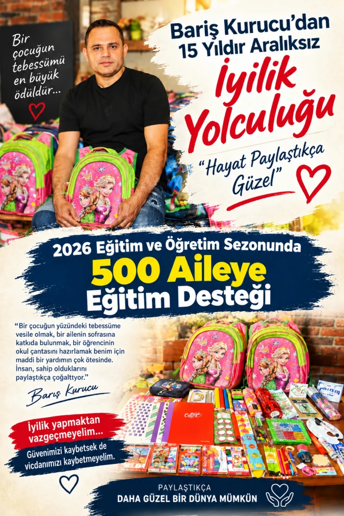 Barış Kurucu&rsquo;dan 15 Yıldır Aralıksız İyilik Yolculuğu