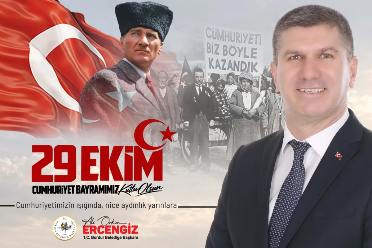BURDUR BELEDİYESİ 29 EKİM KUTLAMA İLANI