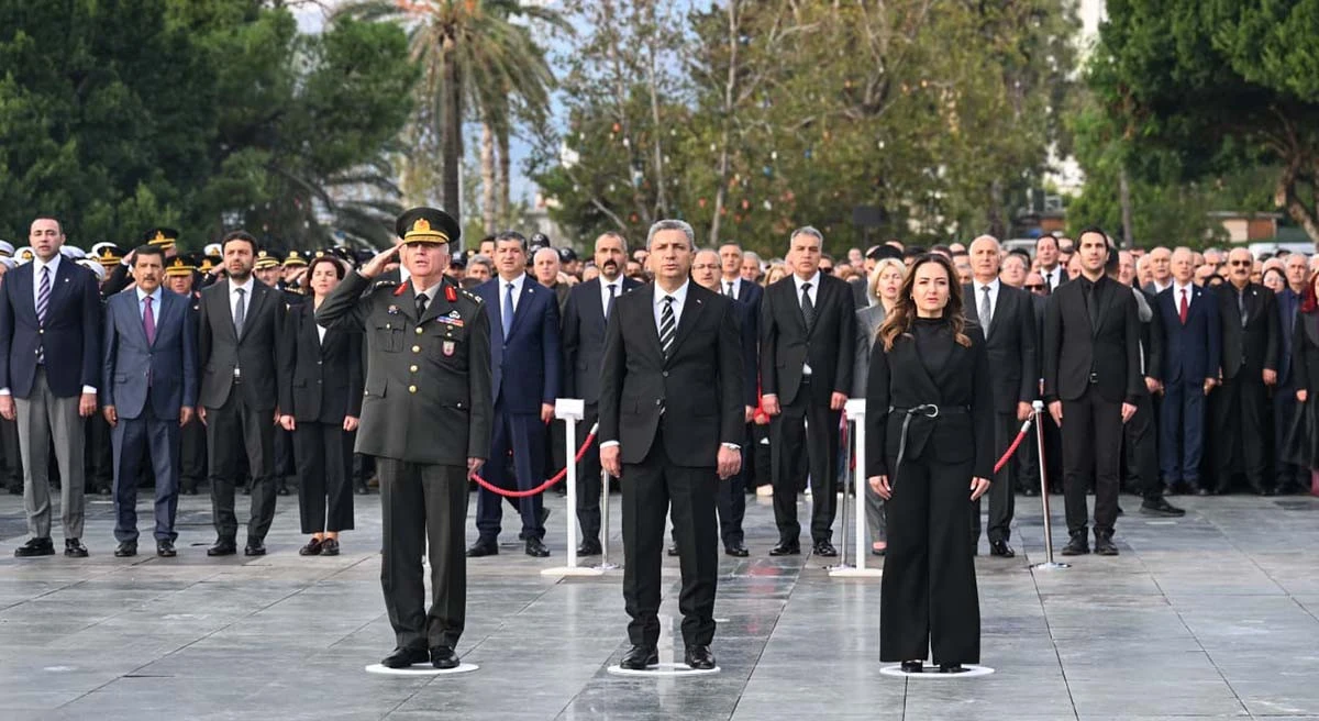 Büyük Önder Atatürk, Antalya, Burdur, Muğla ve Isparta'da Anıldı