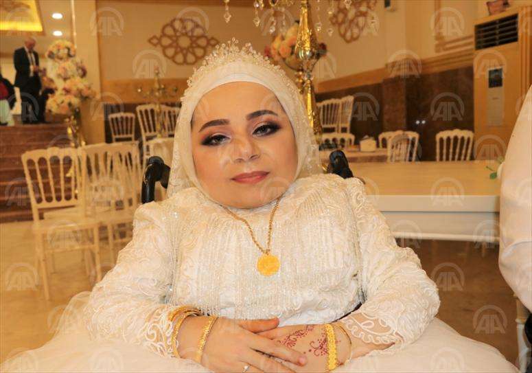  Cam kemik hastası genç kıza sponsorların desteğiyle düğün yapıldı