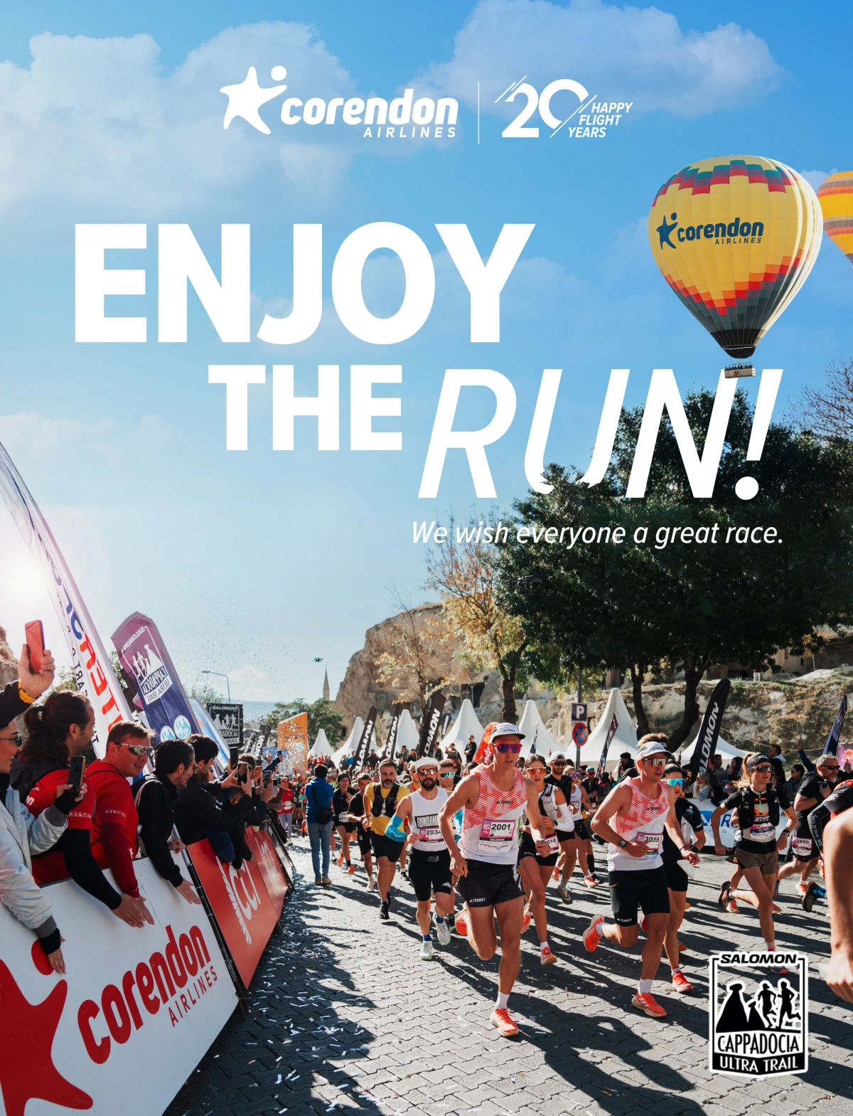 Corendon Airlines'tan Kapadokya Ultra-Trail'e Dev Destek!
