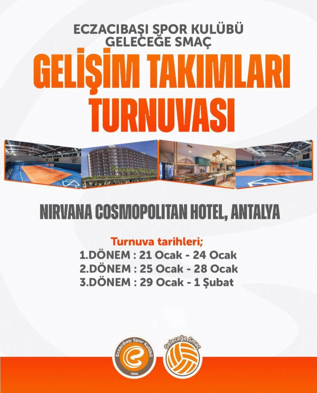 Eczacıbaşı Geleceğe Sma&ccedil; Turnuvası Antalya&rsquo;da Başladı!