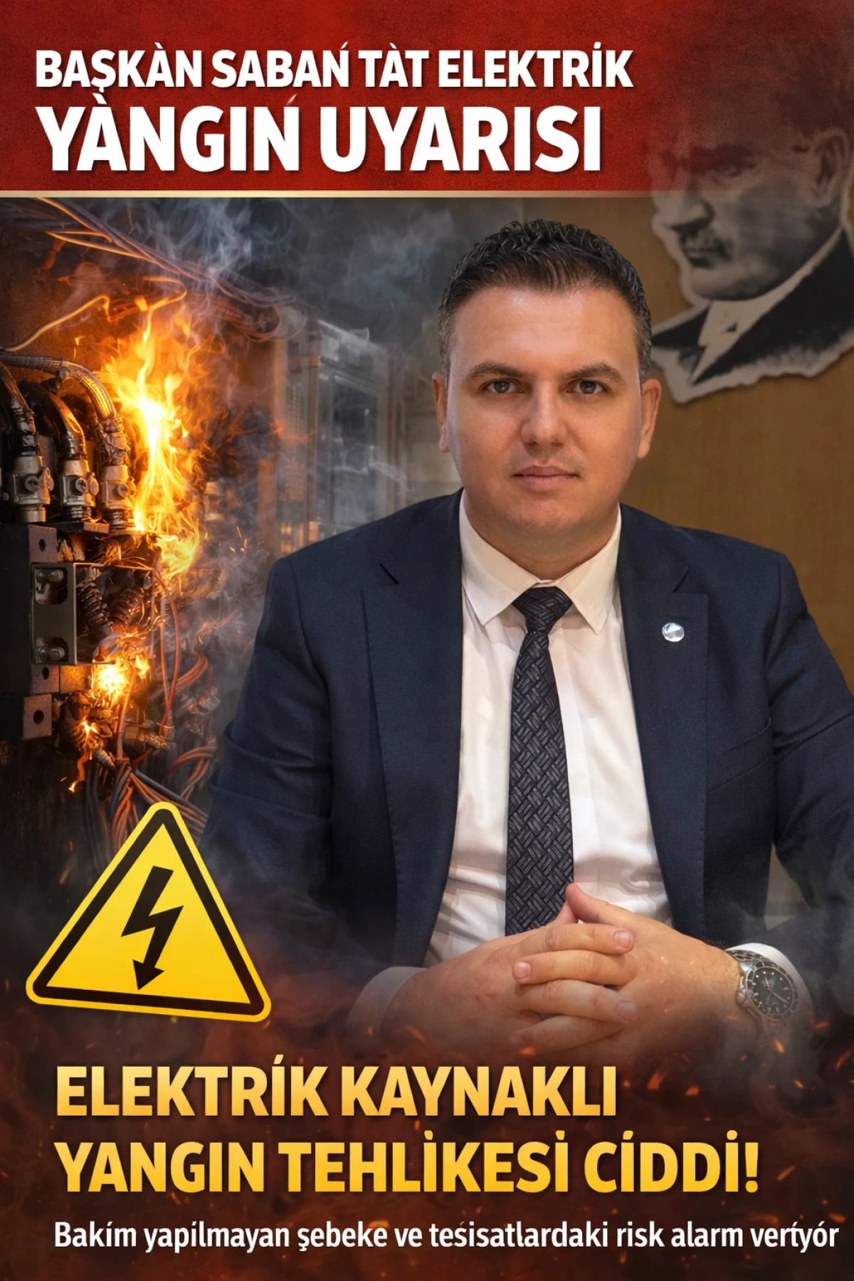 &ldquo;EMO Antalya Uyarıyor; Elektrik Kaynaklı Yangın Tehlikesi Kapıda&rdquo;