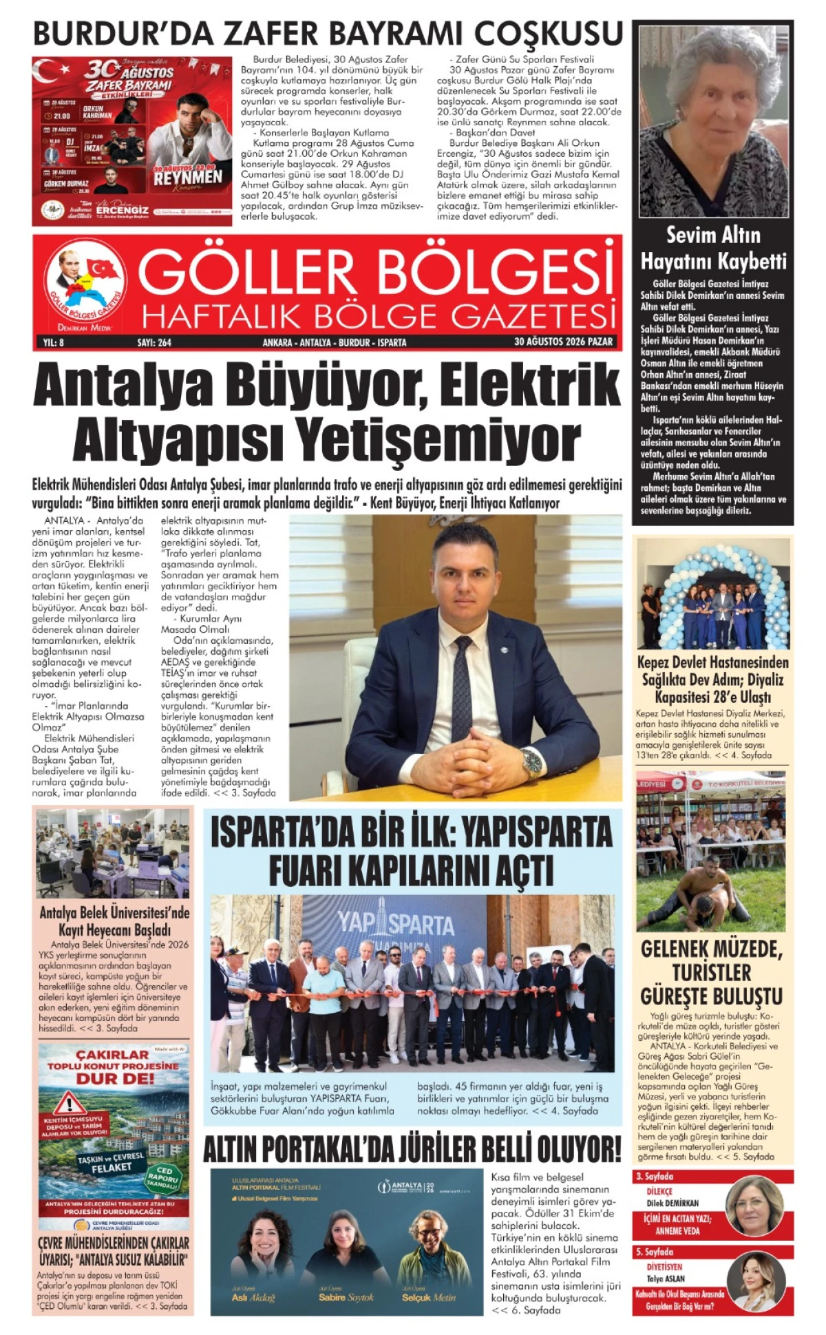 G&Ouml;LLER B&Ouml;LGESİ GAZETESİ