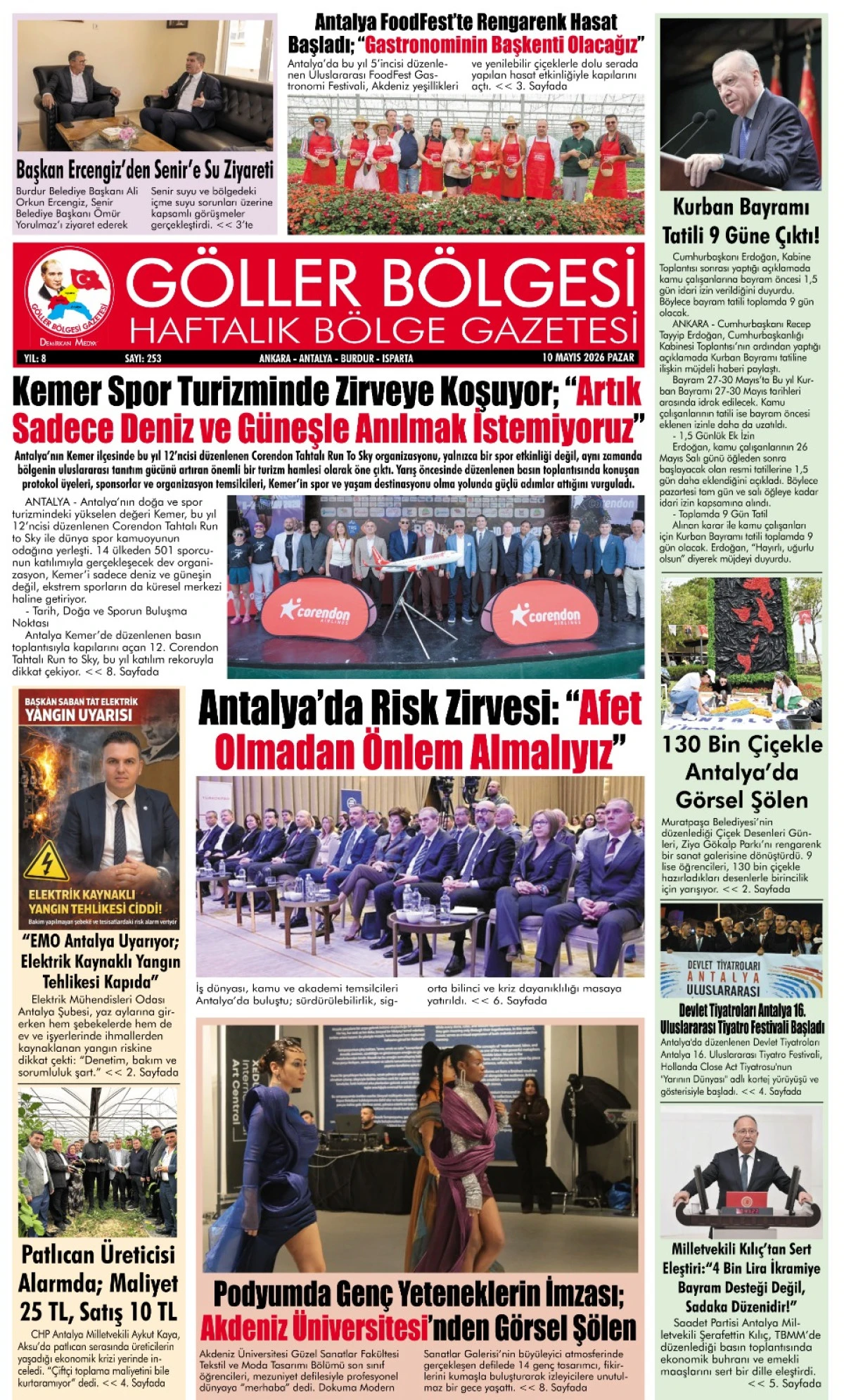 G&Ouml;LLER B&Ouml;LGESİ GAZETESİ