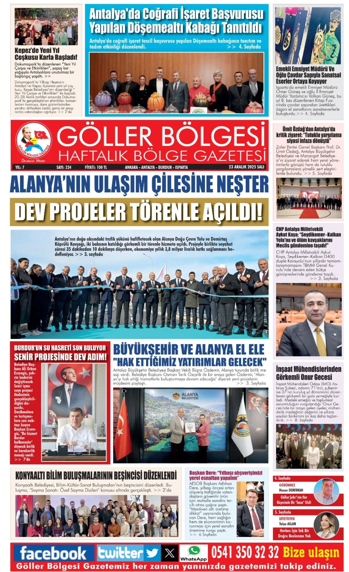 G&Ouml;LLER B&Ouml;LGESİ GAZETESİ