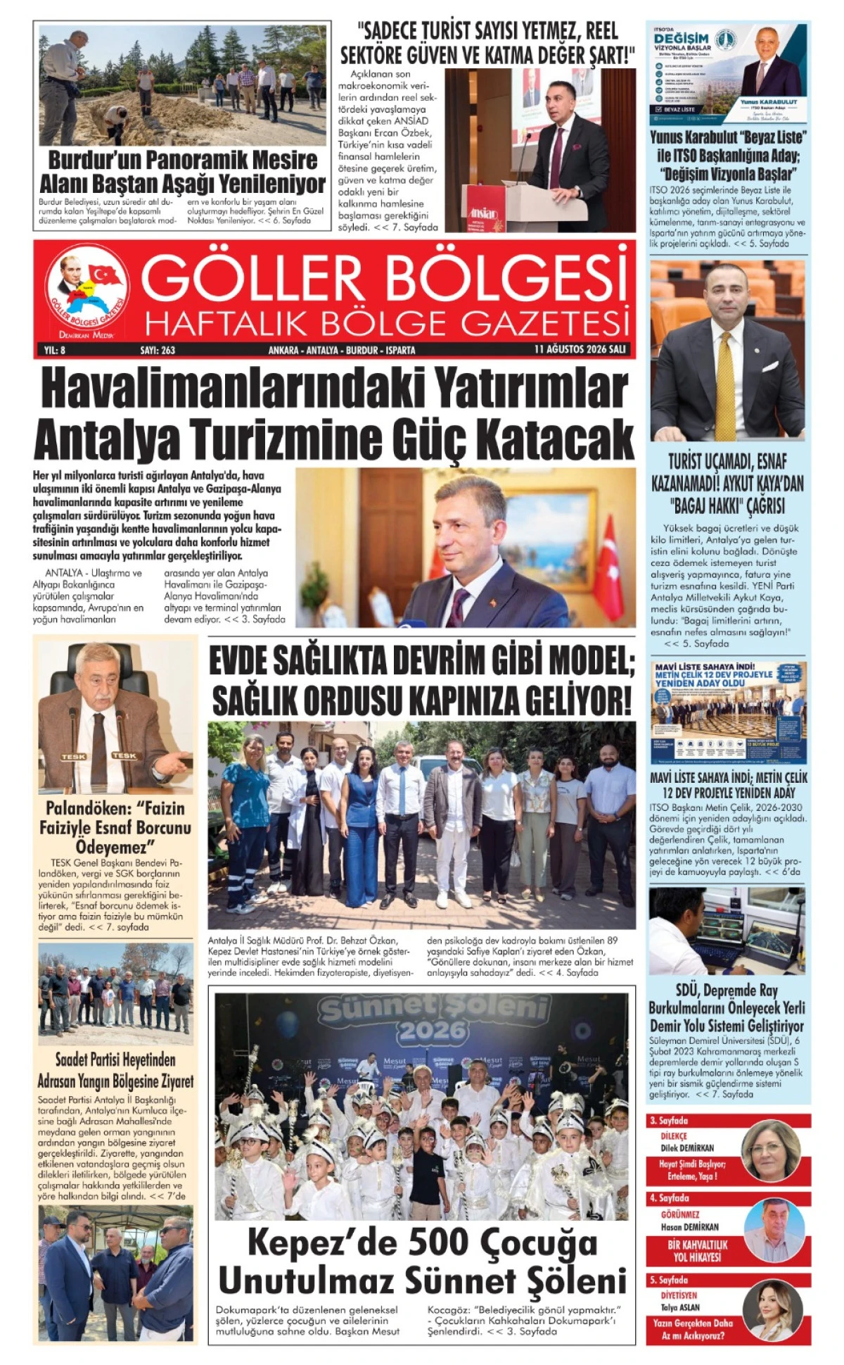 G&Ouml;LLER B&Ouml;LGESİ GAZETESİ