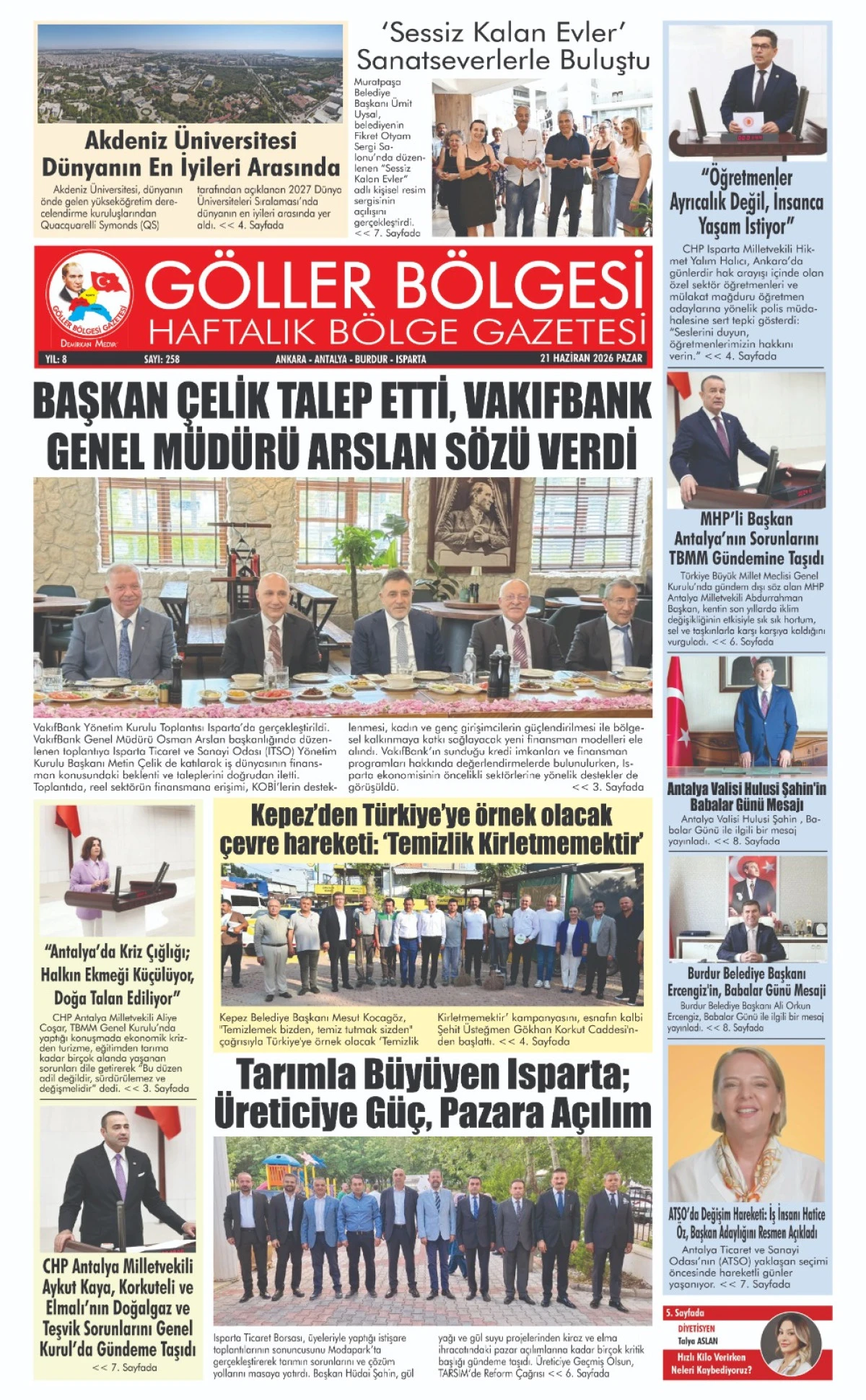 G&Ouml;LLER B&Ouml;LGESİ GAZETESİ