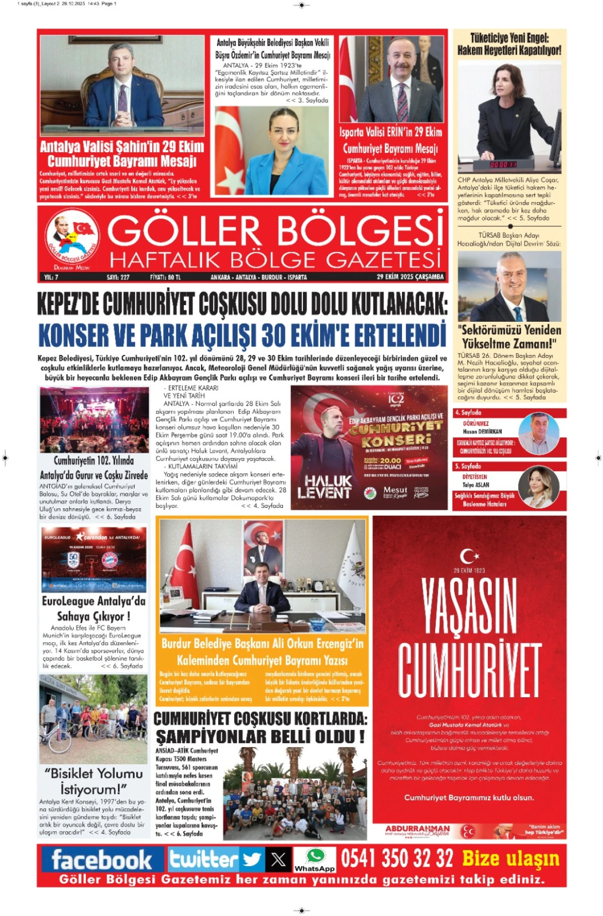 GÖLLER BÖLGESİ GAZETESİ