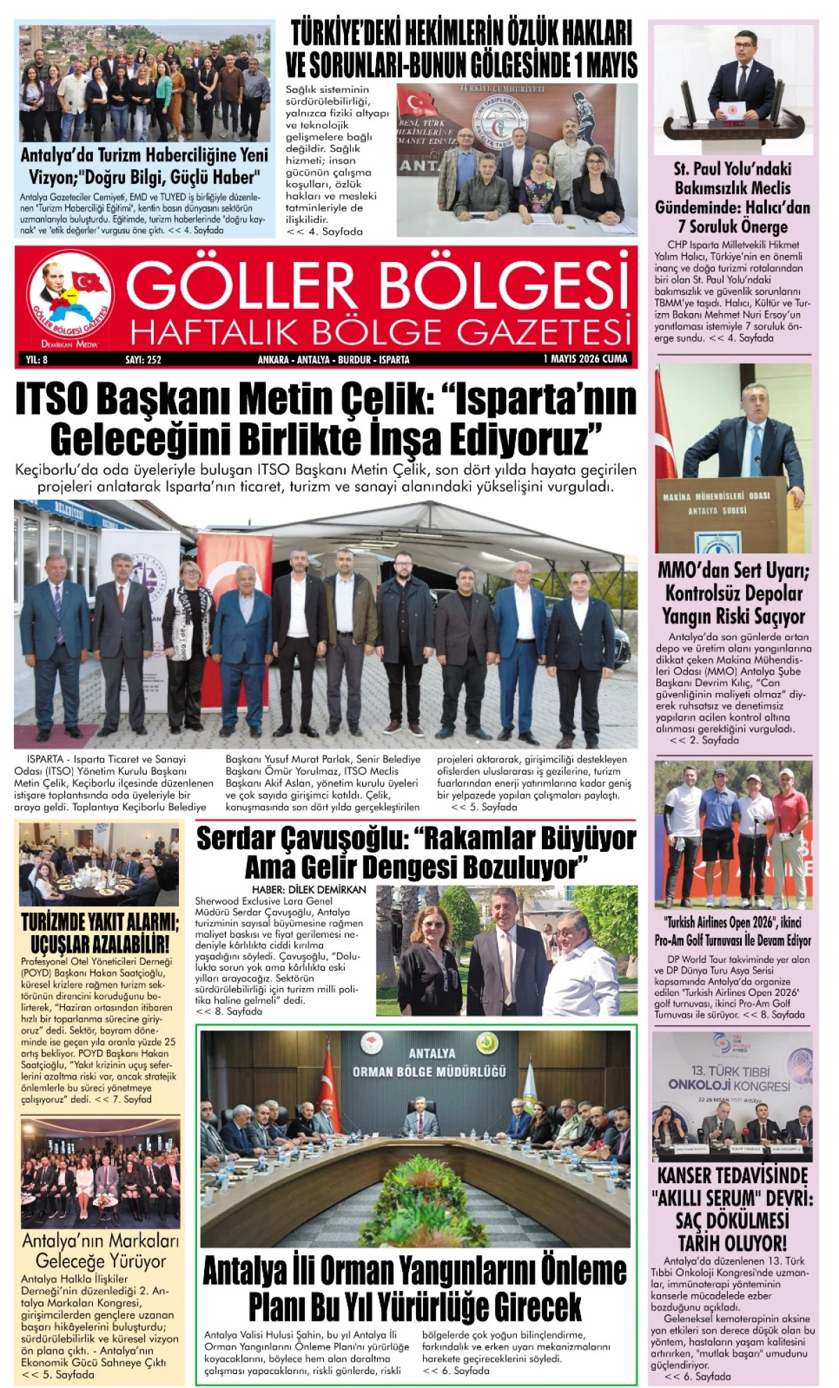 G&Ouml;LLER B&Ouml;LGESİ GAZETESİ