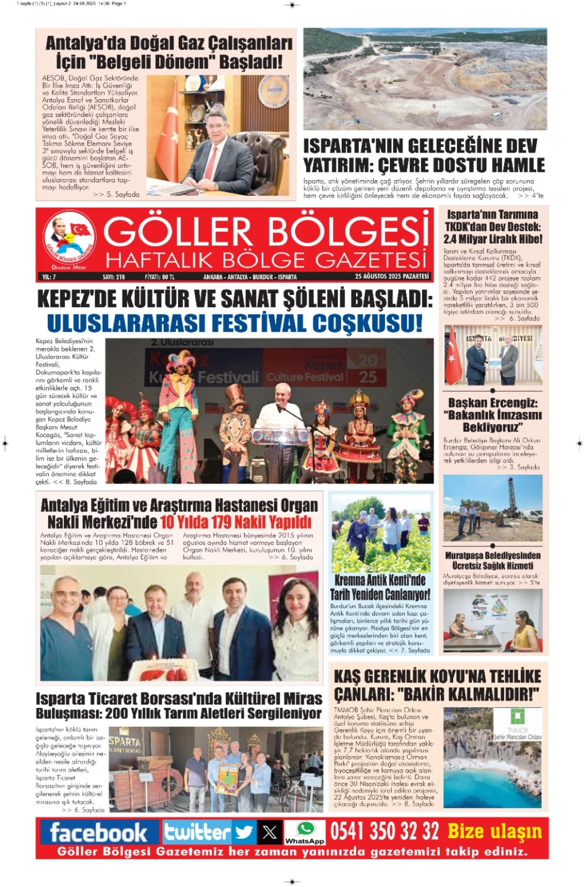 GÖLLER BÖLGESİ GAZETESİ