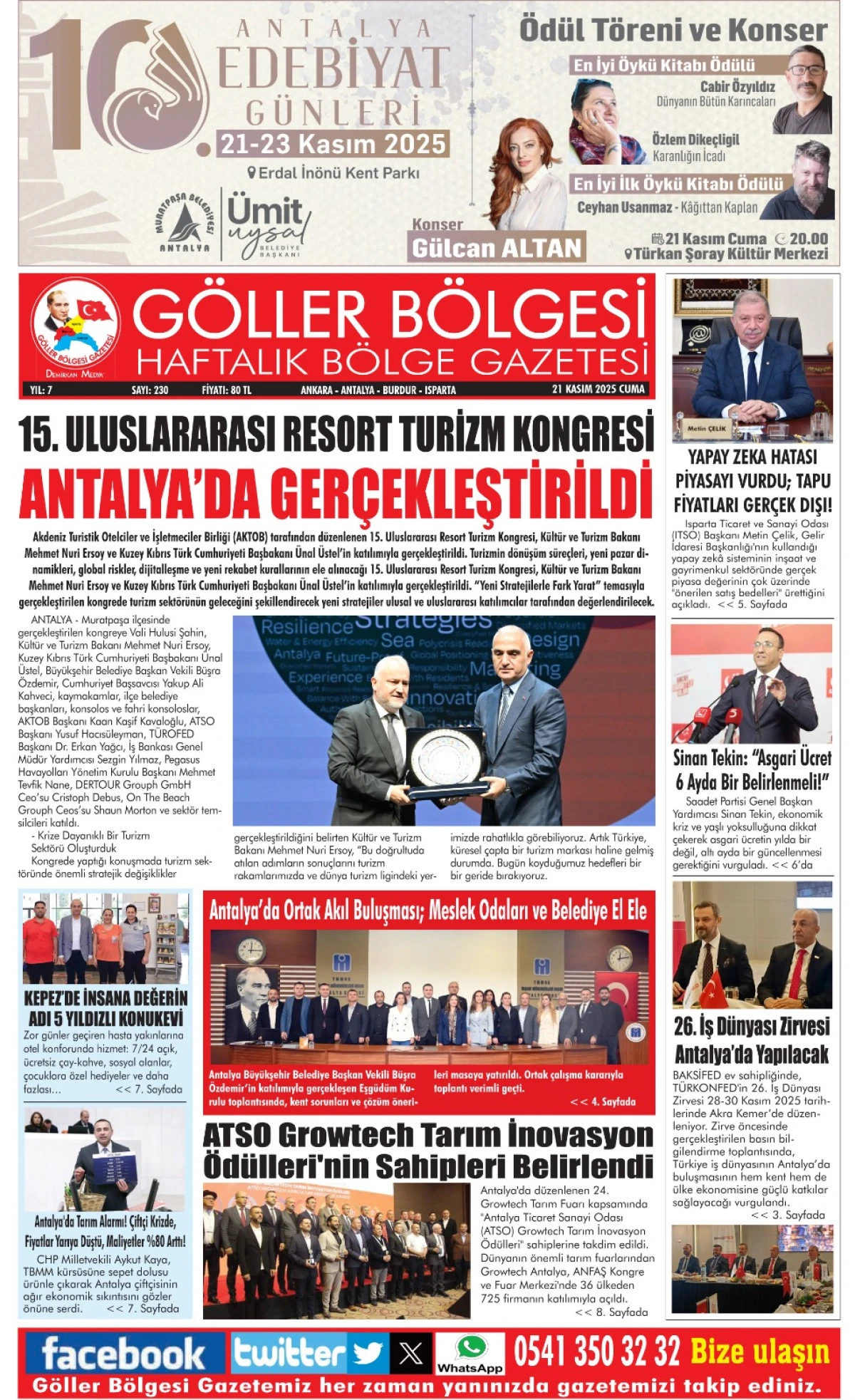 GÖLLER BÖLGESİ GAZETESİ