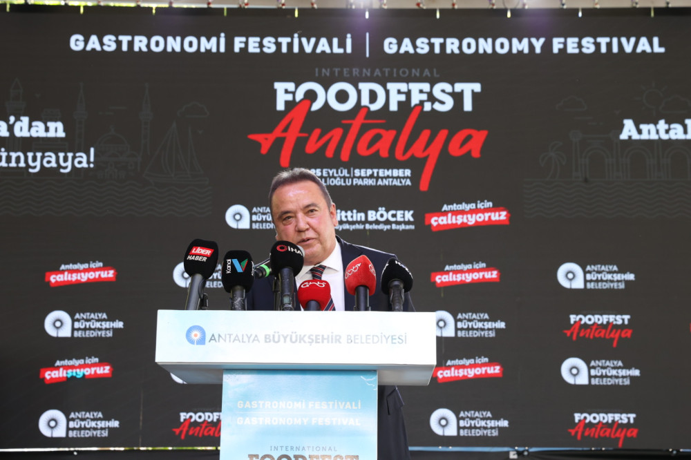 I. Food Fest Antalya dünya  gastronomisine kapılarını açtı