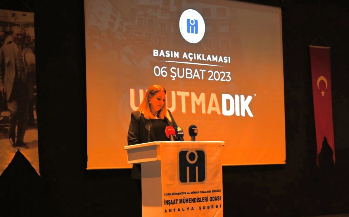 İMO Antalya: &ldquo;3 Yılda Hazırlık Artmadı, Risk Daha da B&uuml;y&uuml;d&uuml;!&rdquo;