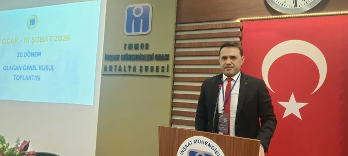 İMO ANTALYA'DA SONER AKDOĞAN G&Uuml;VEN TAZELEDİ