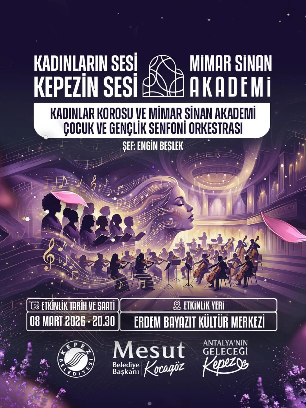 Kepez Belediyesi 8 Mart'a &Ouml;zel Konser D&uuml;zenleyecek