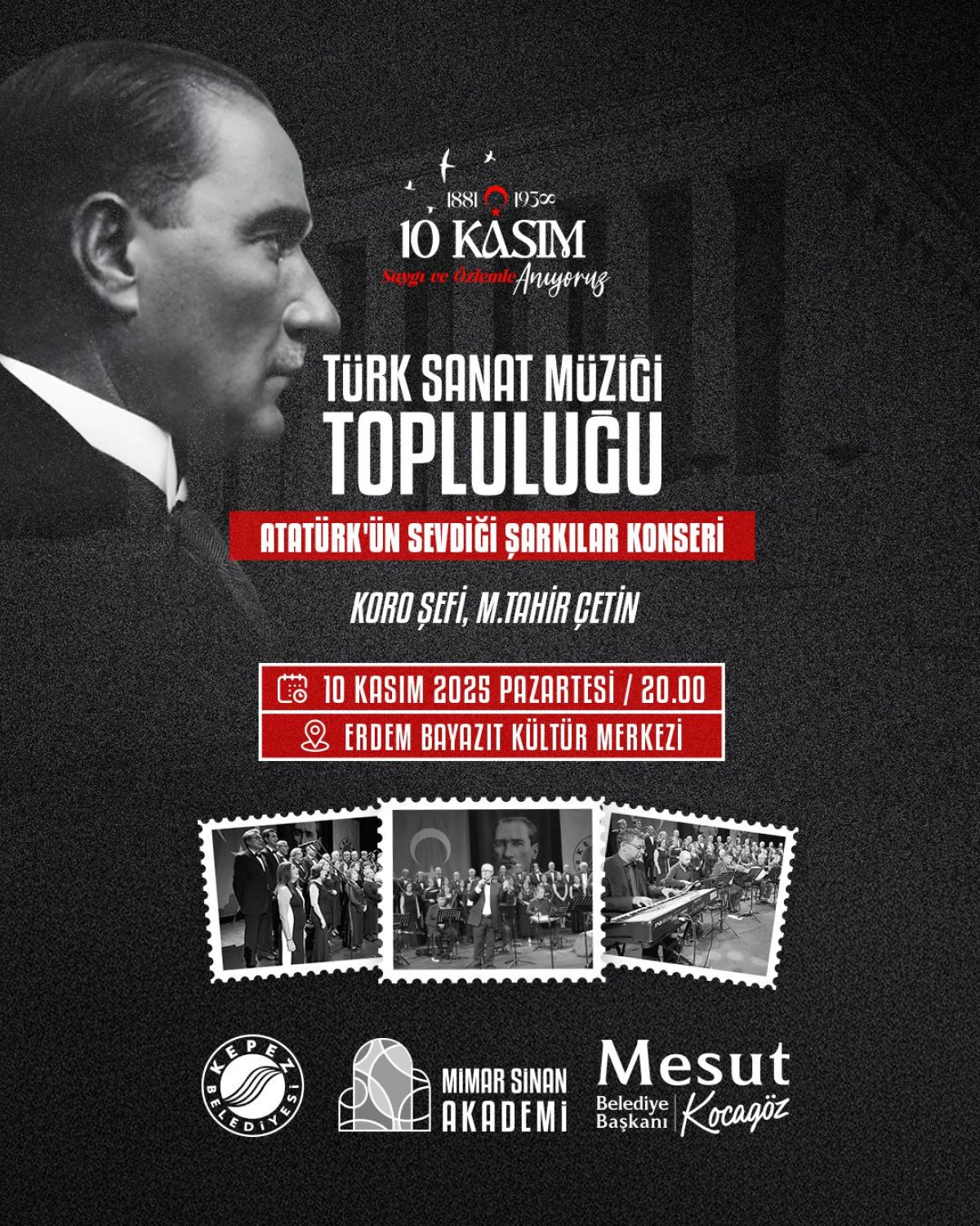 Kepez’de Atatürk’e Müzikal Saygı Duruşu