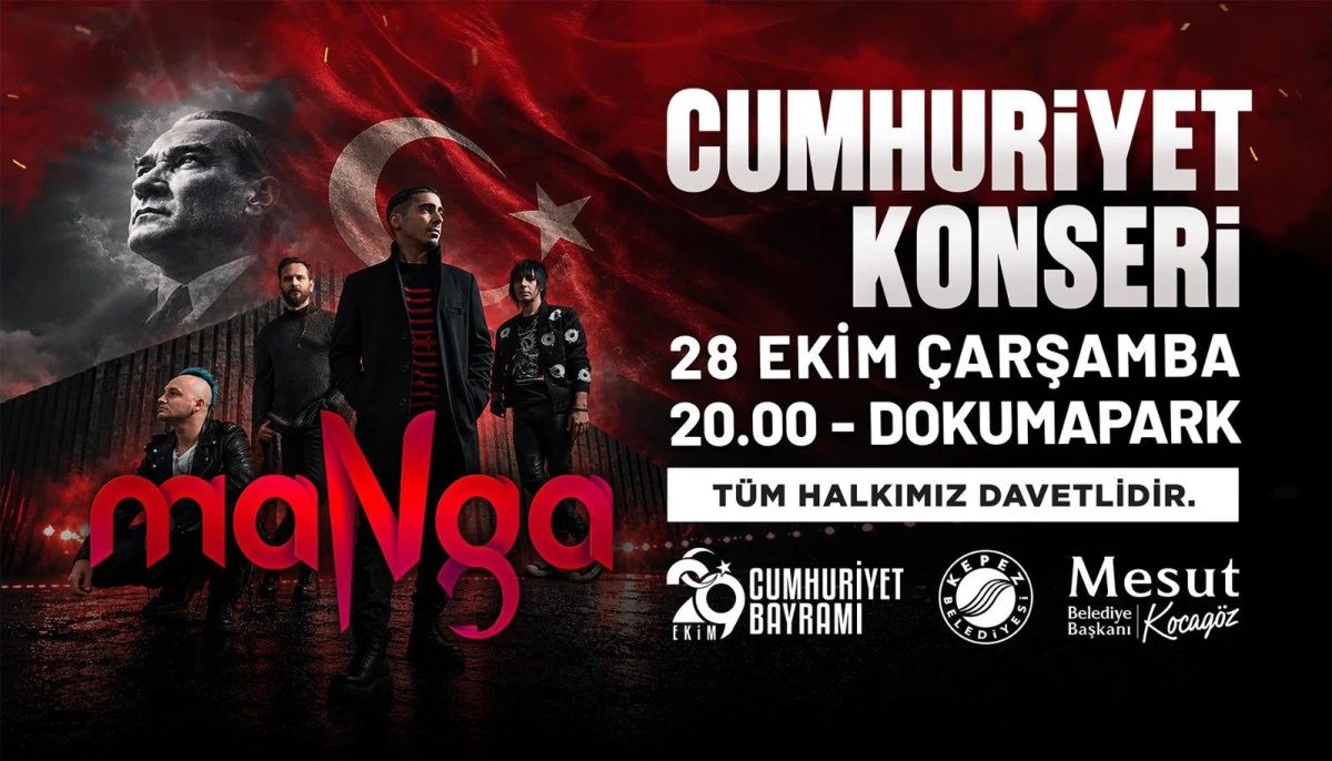 Kepez&rsquo;de Cumhuriyet Coşkusu maNga İle Zirveye &Ccedil;ıkacak!