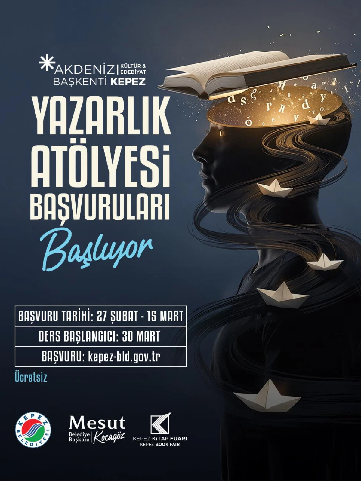 Kepez&rsquo;in Yazarlık At&ouml;lyesi Başvuruları Başladı 