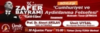 MURATPAŞA BELEDİYESİ ''30 AĞUSTOS ZAFER BAYRAMI'' ETKİNLİĞİ BANNERİ