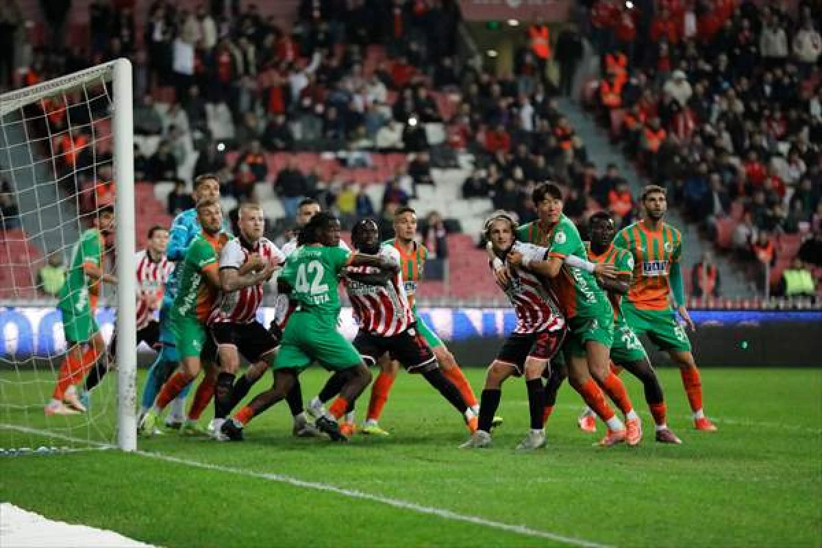 Samsunspor: 1 - Corendon Alanyaspor: 1