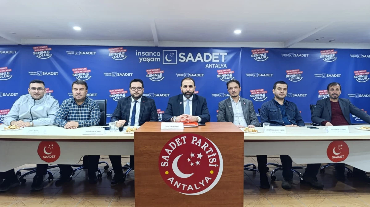 Saydam’dan Antalya’da sert çıkış: “Türkiye’nin ihtiyacı köklü bir adalet ve kalkınma reformudur”