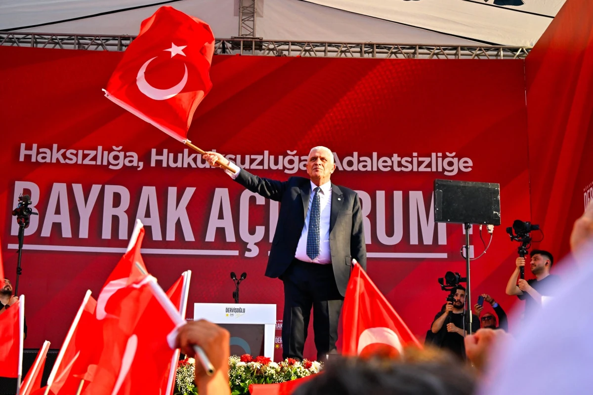 Tandoğan&rsquo;da Bayrak A&ccedil;ıldı; Antalya&rsquo;dan G&uuml;&ccedil;l&uuml; Katılım